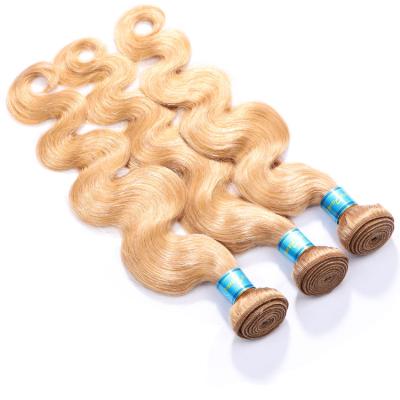 China Wholesale 27# Body Wave Brazilian Virgin Hair, Mink Cuticle Aligned Brazilian Hair, 27# Color Virgin Human Hair for sale