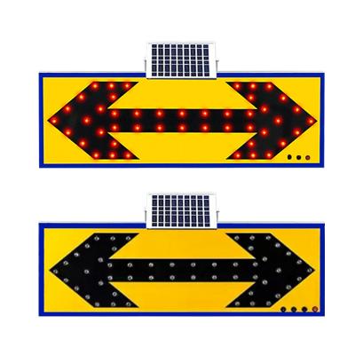 China Aluminium&Galvanized sheet Customized Arrows Signs LED Flashing Metal Stop Sign Board Yellow Warning Solar Power Pedestrian Crosswalk Traffic Safety Signs for sale