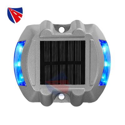 China Solar pavement markers brightness flasher reflector constant green plastic powered light led pavement markers solar road stud for sale