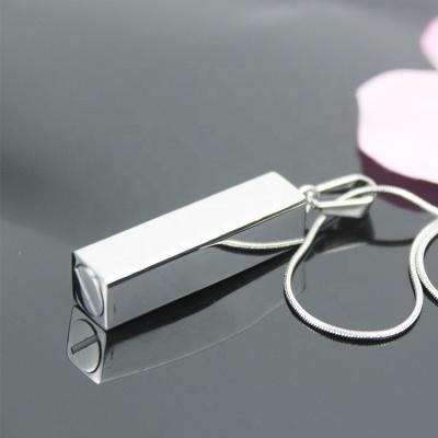 China Fashion Stainless Steel Keepsake Urns Ashes Cremation Pendant Necklace for sale