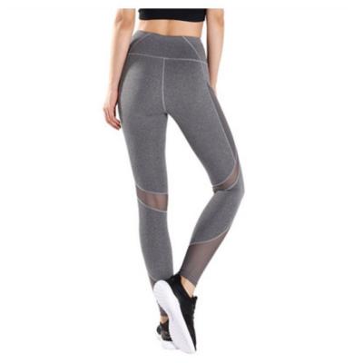 China 2021 CYCHOS Shanghai Breathable Yoga Sports Pants Women Four Seasons Mesh Waist Tight Pants Waist Fitness Buttocks Running Pants for sale