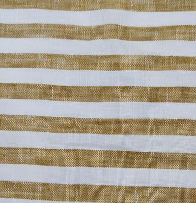 China 2022 CYCHOS Shanghai New Sustainable Hot Sale Stripe Fabric 100% Linen Fabric For Shirt for sale