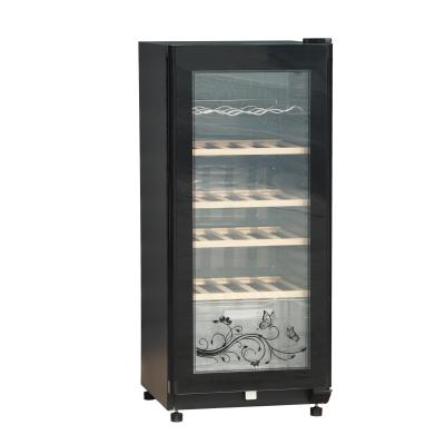 China Simple Chinese Integrated Wine Cooler Supplier Household Appliances Constant Temperature Wine Fridge for sale