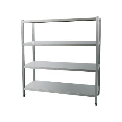 China Corrosion Protection Equipment 4 Tier Stainless Steel Kitchen Commercial Restaunrant Shelf for sale