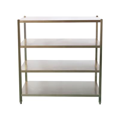 China Detachable Commercial Corrosion Protection Free Standing Stainless Steel Kitchen Shelves Storage Shelf for sale