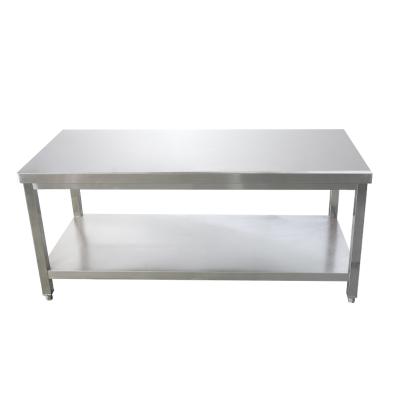 China Corrosion Protection Kitchen Stainless Steel Work Table Equipment Restaurant Supply Working Tables for sale