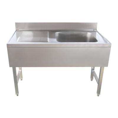 China With High Quality Single Faucet Bowl Kitchen Sink 304 Stainless Steel Sink Undermount Sink for sale