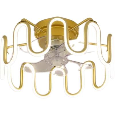 China Modern Different Sizes Styles Metal Lamp Body Smart Lamp Switch Fan Ceiling Light With Fan for sale