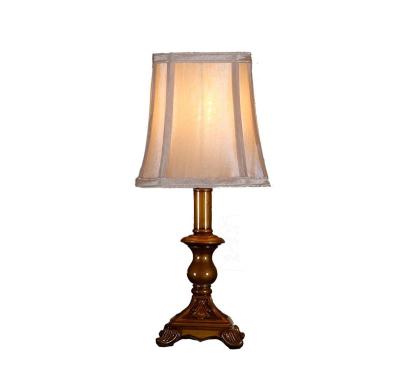 China European Antique Table Lamp Light Brown Custom American Modern Bedroom Hotel for sale