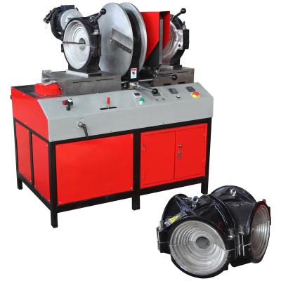 China Elbow Workshop HDPE Fixture Fusion Welding Fabrication Machine SHG-MA315/90H for sale