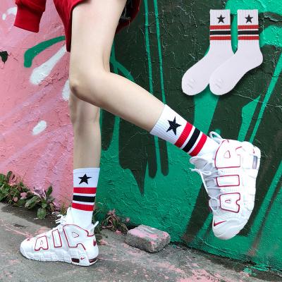 China 2021 QUICK DRY Autumn Plusox Street Socks Women's Sports Socks Mens Crew Cotton Funny Happy Socks for sale