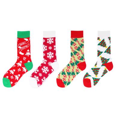 China 2021 Antibacterial Christmas Socks Festival Style Warm Deodorant Socks Kid Sports Funny Mean Socks for sale