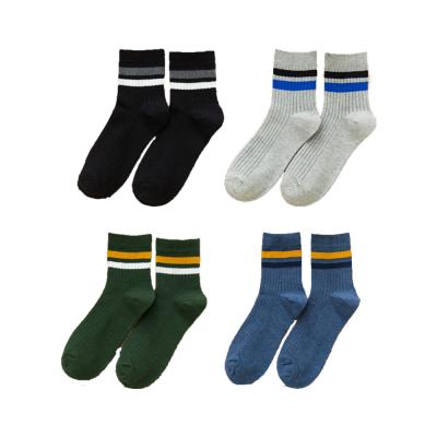 China Misland Stripe QUICK DRY Socks for Teen Unisex Custom Color Tube Logo Cotton Print Socks Casual Socks for sale