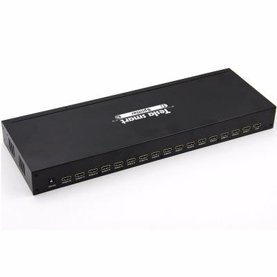 China Aluminum Alloy 1X16 HDMI Splitter Support 4K 60HZ HDCP 2.2 HDR10, For TV, Show for sale