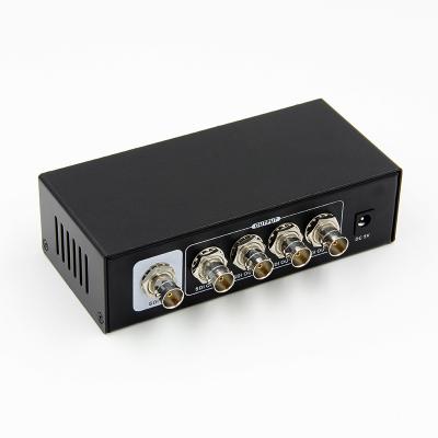 China Support SD-SDI 1x4 3G/HD/SD-SDI Distribution Amplifier 3G SDI Video Splitter 4 Port for sale