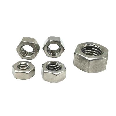 China DIN 934 Heavy Industry Hex Nut Stainless Steel Carbon Steel Metric Thread for sale