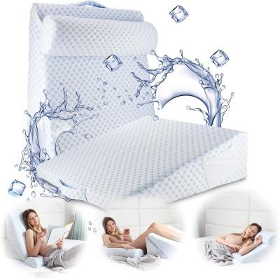 China Anti-Static Bed Wedge Pillow 25 X.25 X 7.5 Inch Triangle Wedge Pillow Wedge Snore Pillow for sale