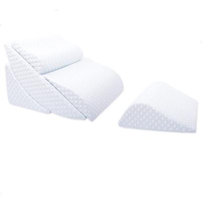 China Anti-Static Adjustable Orthopedic Bed Wedge Pillow Reading Pillow And Back Support Memory Foam Wedge Pillow for sale