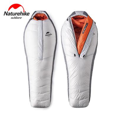 China Breathable Outdoor Winter Thickening Travel Camping Sleeping Bag Mom Cold Goose Down Sleeping Bag for sale