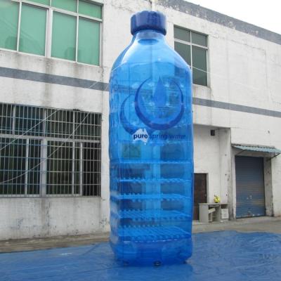 China Promotion activity giant inflatable water bottle transparent with logo for advertising for sale