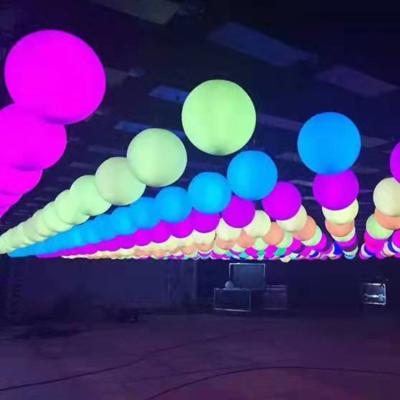 China Promotion Activity Advertising Inflatable Ground Balloon LED Light Inflatable Balloon for sale