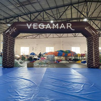 China Promotion Activity Factory Wholesale Custom Giant Arcade Inflatable Running Arch For Event for sale