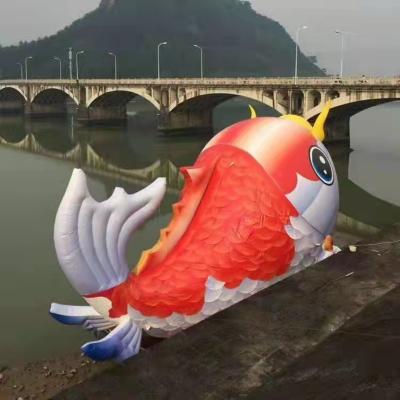 China Oxford Cloth / PVC Printing Outdoor Animals Balloons Inflatable Fish for sale