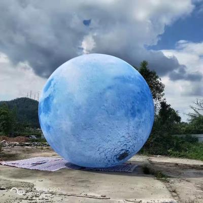 China Outdoor Inflatable Oxford Cloth / PVC Giant Moon Model For Decoration for sale