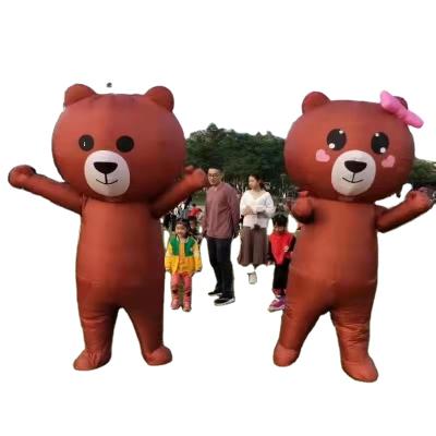 China Oxford Cloth / PVC Customized Inflatable Cartoon Balloon Character For Event Decoration for sale