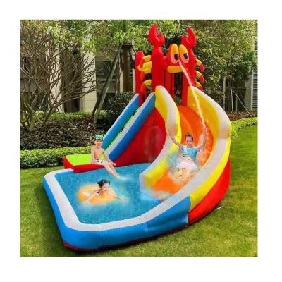 China 2-4 Years Old Commercial Kids Jumping Inflatable Bouncy Castle Water Bouncer Bouncy Castle Inflatable Jumping Castle With Slide for sale