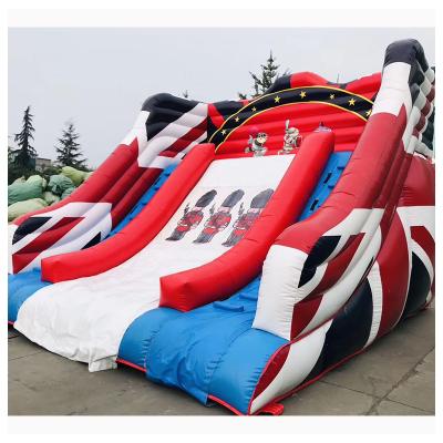 China Outdoor Play Kids Inflatablecastle Water Park Jumping Bouncy Bouncer Inflatable Bouncy Jumping Castle With Water Slide for sale