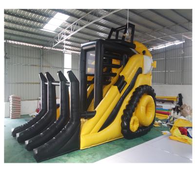 China Oxford Cloth Reasonable Price Most Popular Forklift Mast Inflatable Car Slide Model for sale