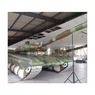 China Outdoor Wholesale Big Model Custom Inflatable Military Inflatable Car Tank Toy for sale