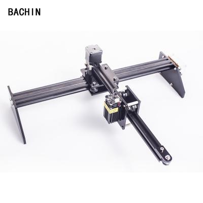 China BACHIN good quality 7000mW mini 445nm diode laser air cooled engraving machines diy wood leather laser logo printer for sale