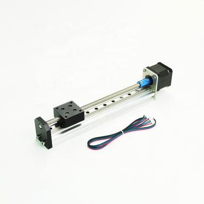 China BACHIN Automatic System NEMA 17 Stepper Motor 300mm Working Length Rail Way CNC Screw Slide Guide Linear Motion Module for sale