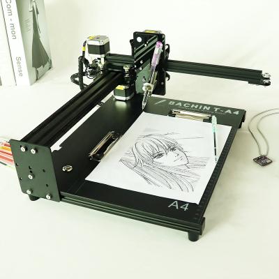 China House. Desk. Hot Sale Diy Pen Drawing Writing Robot School Machine Lettering Corexy Normal Version A4 A5 Workplace Frame Plotter Robot Kit for sale