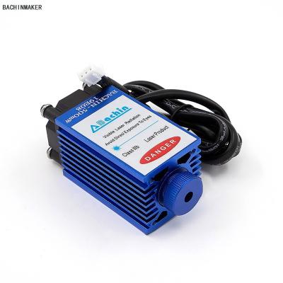 China Hot Sale 500mW Hotels BACHINMAKER Mini Focusable Blue Diode Laser Module 405nm For Laser Engraving Machine Engraver for sale