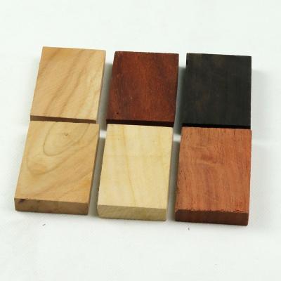 China China New Wooden Rectangle 10 Unfinished Wooden Blocks For Wood Crafts Or CNC Laser Engraving for sale