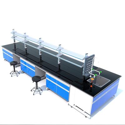 China Approved Phenolic Resin Modern Dental Top Furniture Lab Technician Table Low Prices School Lab Bench Table for sale