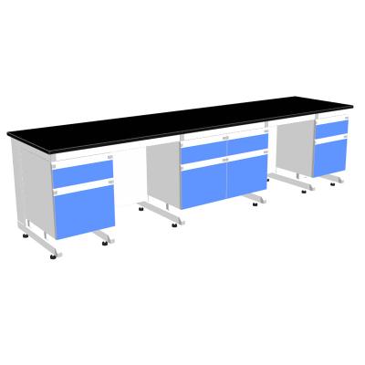 China Modern Cheap Steel and Wood Laboratory Furniture Work Bench Chemistry Laboratory Furniture for sale