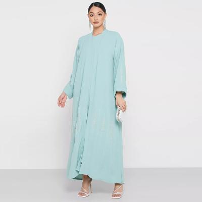 China Modern Fashion Baju Kurung Baby Clothes Latest Arrival Muslim Abaya Elegant Clothing Kimono Cardigan Long Dress Jubah for sale