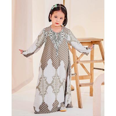 China Women's clothing muslim sets islamic dresses for girls baju manik modern muslim kurung long sleeve pattern baju for sale