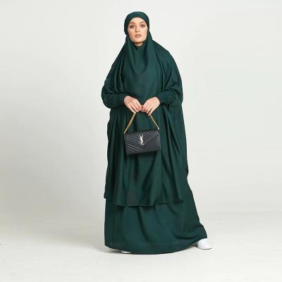 China Hot Denay Seksi Koleksi 2Er Polyester Set Farasha Dubai Partywear Georgette Azara Jilbab Dress for sale