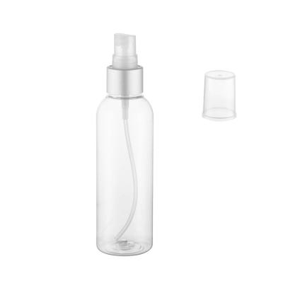 China 100ml Cosmetic Round Shape Pet Bottle With Mist Sprayer for sale