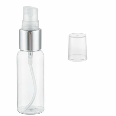 China Small Travel 30ml Pet Liquid Cosmetic Bottle With Plastics Sprayer for sale