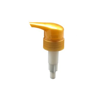 China Non spill gold color 33/410 shanpoo dispenser pump for housing for sale