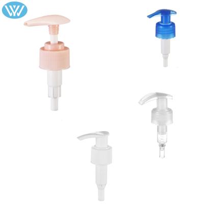 China Non reverse 28/410 ribbbed closure screw lotion pump for pet bottle for sale