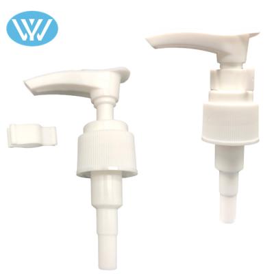 China Non Spill White Smooth Closure 20/410 Clip Screw Lotion Pump for sale