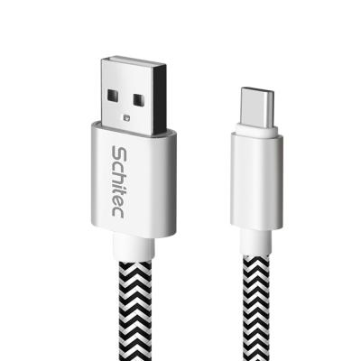 China MP3/MP4 Player 2A 1M USB C Hot Selling Nylon Braided Cable Type C Adapter Data 10ft Fast Micro USB 2.0 Cable for sale