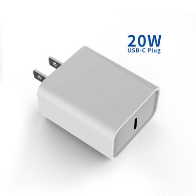 China Wholesale Quick Home Dual Power Adapter Mobile Phone Charger Mobile Phone Charger USB Type C 18W PD 20W Charger For Iphone 11 12 for sale